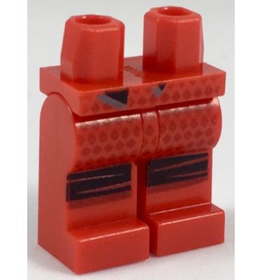 Minifigura láb - mintás/matricás