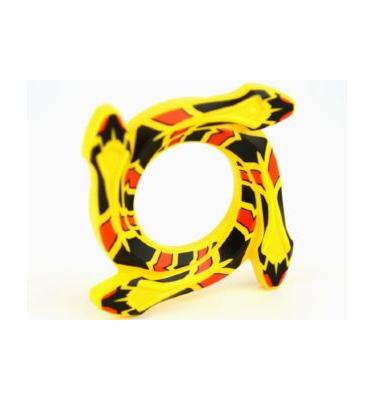 Gyűrű 4 x 4 (Ninjago Spinner Crown) - mintás/matricás