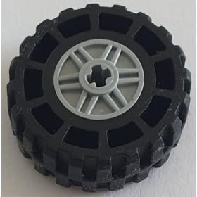 Kerék 18mm D. x 14mm, fekete 24 x 14 gumiabronccsal™