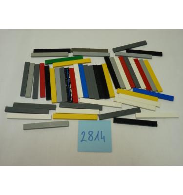 Lego 50 db-os 1x8 lapos csempe elem csomag 4162