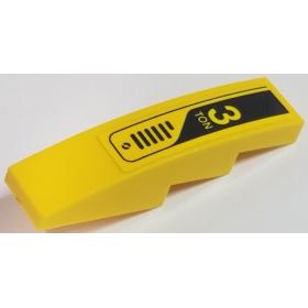 Lejtő, íves 4 x 1 - mintás/matricás™