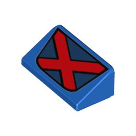 Lejtő 30° 1 x 2 x 2/3 - mintás/matricás™