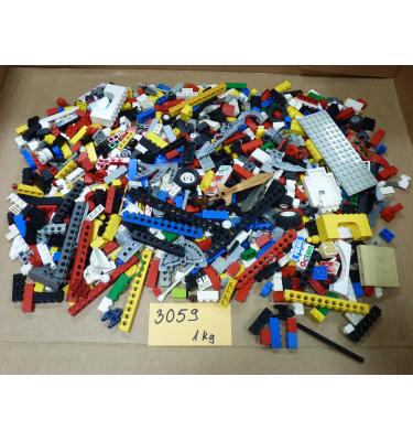 1 kg vegyes LEGO® elem használt, karcos, elszíneződött (rágásnyom előfordulhat)