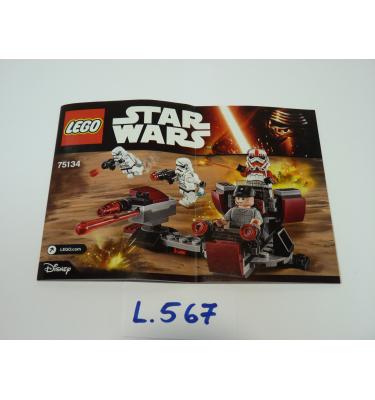 Lego Star Wars 75134 - CSAK ÖSSZERAKÁSI ÚTMUTATÓ!