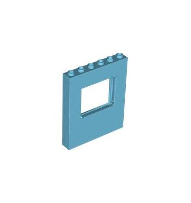 1 x 6 x 6 panel ablakkal
