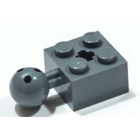 Technic módosított kocka 2 x 2, gömbcsuklóval és tengelylyukkal, 6 lyukkal a gömbben™