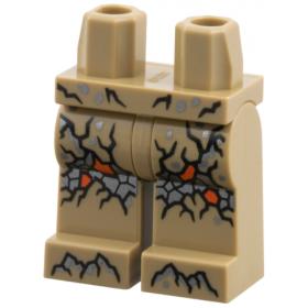 Minifigura láb - mintás/matricás™