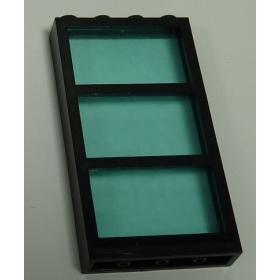 Ablak 1 x 4 x 6, rögzített átlátszó-világoskék üveggel™