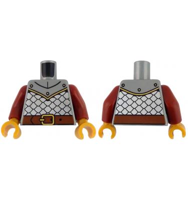 Figura felsőtest kezekkel - mintás/matricás