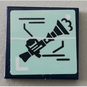 Csempe 2 x 2 - mintás/matricás™