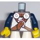 Figura felsőtest kezekkel - mintás/matricás