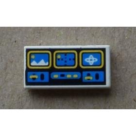 Csempe 1 x 2 - mintás/matricás™