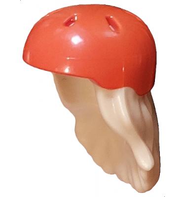 Minifigura haj - mintás/matricás
