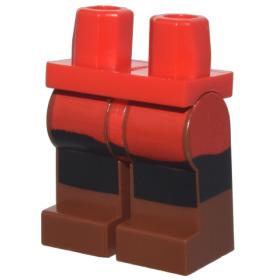 Minifigura csípő és lábak - mintás/matricás™