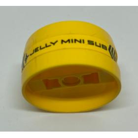 Henger 4 x 4 x 1 2/3, közepén rúddal - mintás/matricás™