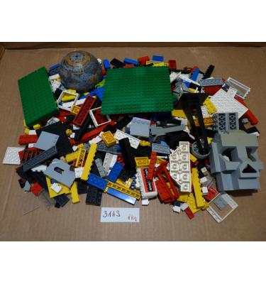 1 kg ömlesztett, vegyes használt LEGO® alkatrész (3149)