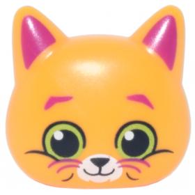 Minifigura fej, módosított - mintás/matricás™