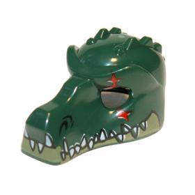 Minifigura krokodil maszk - mintás/matricás™