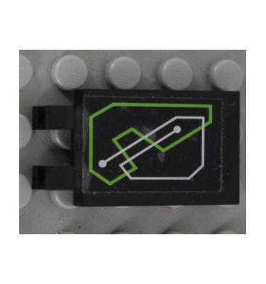 Módosított csempe 2 x 3 - mintás/matricás