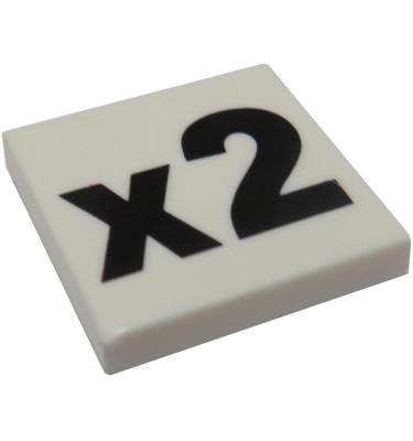 Csempe 2 x 2 - mintás/matricás