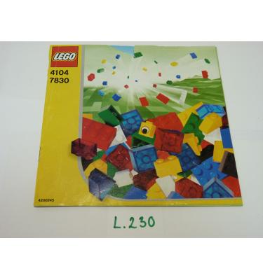 Lego Creator 4104/7830 - CSAK ÖSSZERAKÁSI ÚTMUTATÓ