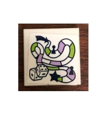 Csempe 2 x 2 - mintás/matricás