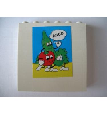 Kocka 1 x 6 x 5 - mintás/matricás