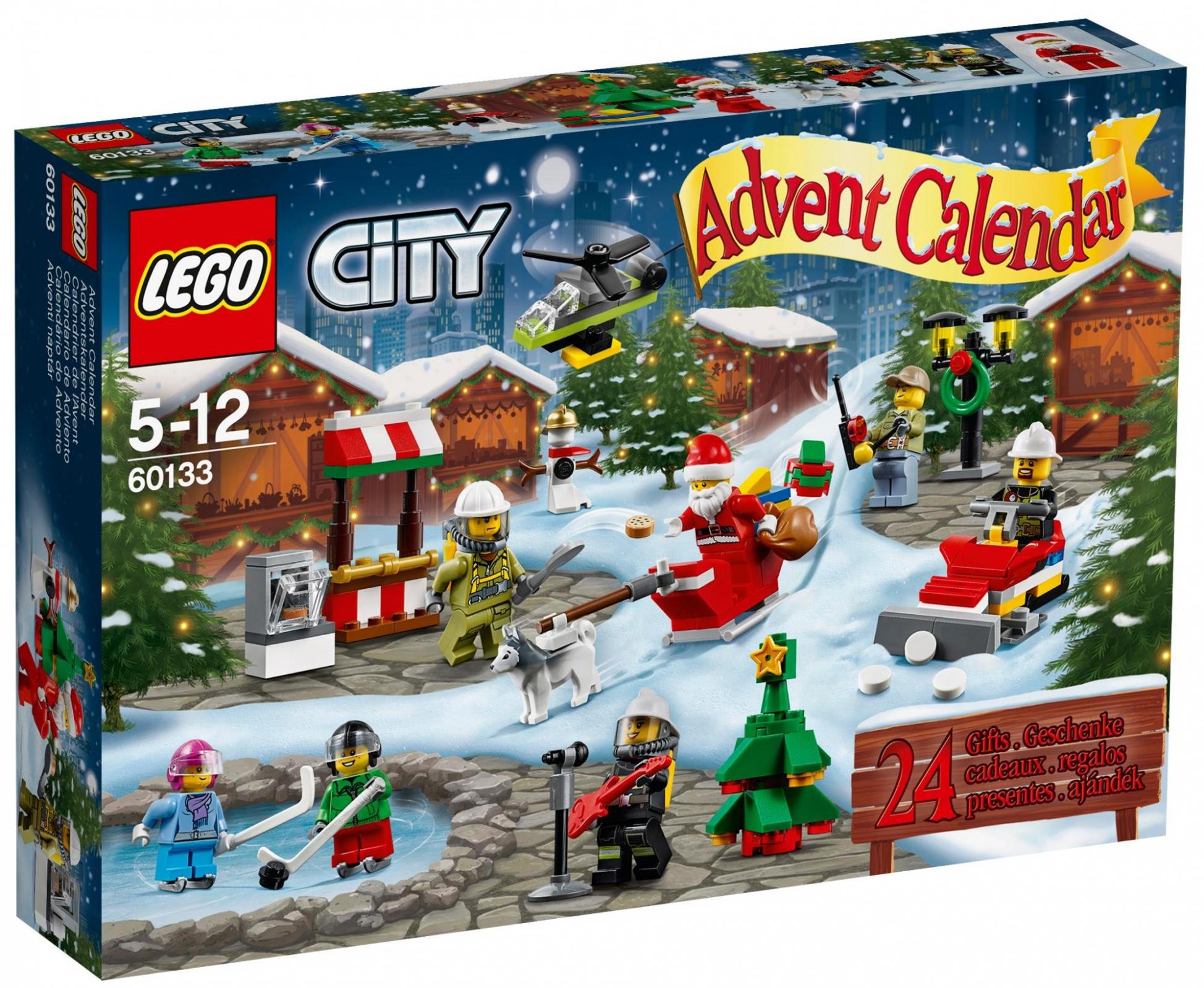 LEGO® City Adventi naptár/kalendárium 2016 Kockafalu