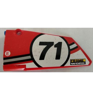 Technic #17 panel 5 x 11 (bal) - mintás/matricás