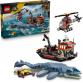 A mosasaurus támadása