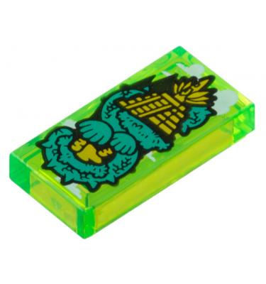 Csempe 1 x 2 - mintás/matricás