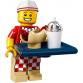 71018 LEGO® Minifigurák 17. sorozat col17-6 Hot Dog Man