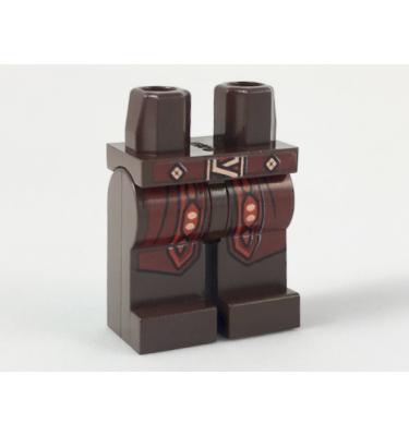 Minifigura láb - mintás/matricás