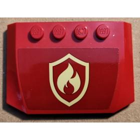 Ék elem 4 x 6 x 2/3 - mintás/matricás™