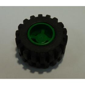 Kerék 11mm D. x 12mm, fekete gumiabronccsal offset futófelülette™