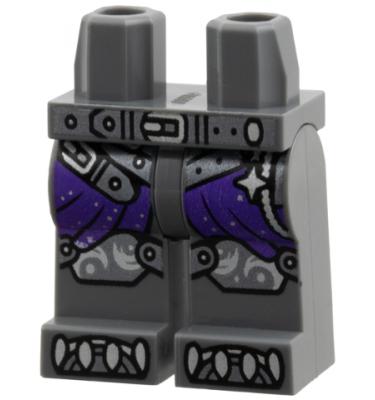 Minifigura láb - mintás/matricás