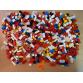 LEGO Válogatott 2 soros kocka elemek 1 kg