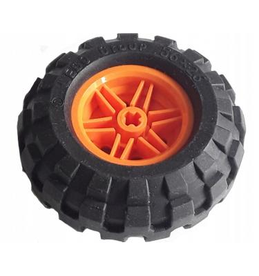 Kerék 30.4mm D. x 20mm, megerősített felni fekete 56 x 26 abronccsal
