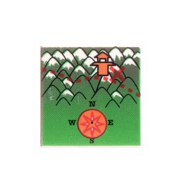 Csempe 2 x 2 - mintás/matricás