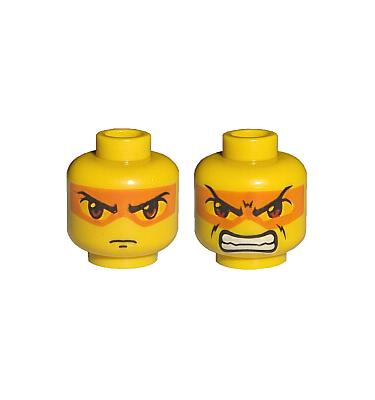 Minifigura fej (kétoldalas)