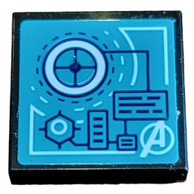 Csempe 2 x 2 - mintás/matricás™