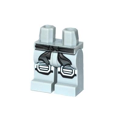 Minifigura csípő és lábak - mintás/matricás