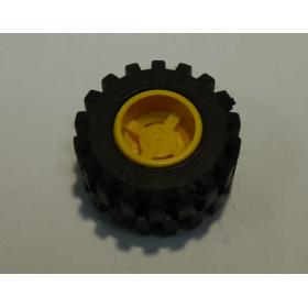 Kerék 11mm D. x 12mm, fekete 21mm D. x 12mm gumiabronccsal - Offset futófelület™