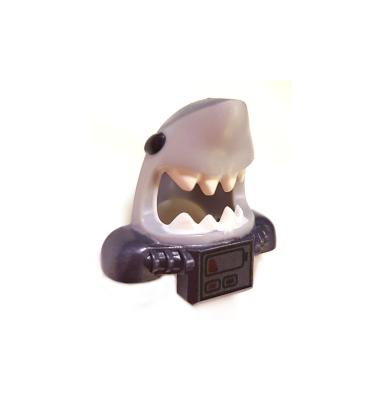 Minifigura Cápa fej maszk