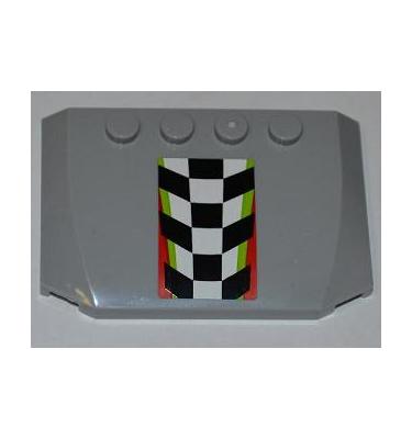 Ék elem 4 x 6 x 2/3 - mintás/matricás