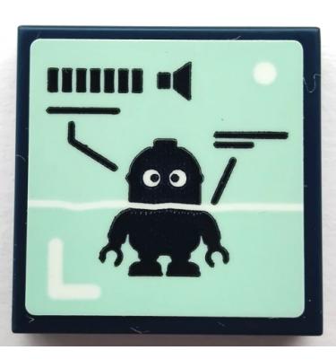 Csempe 2 x 2 - mintás/matricás