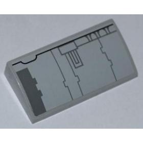 Lejtő, íves 2 x 4 x 2/3 - mintás/matricás™