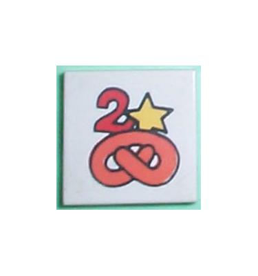 Csempe 2 x 2 - mintás/matricás