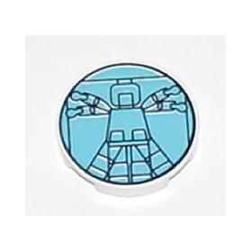 Kerek csempe 2 x 2 - mintás/matricás™