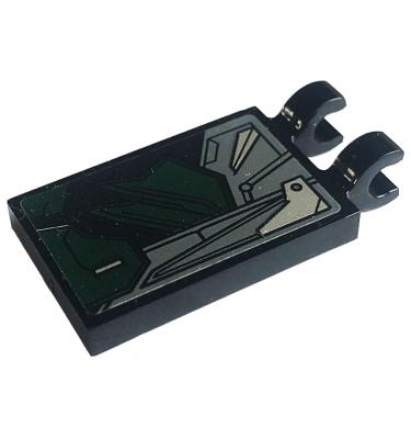 Módosított csempe 2 x 3 - mintás/matricás
